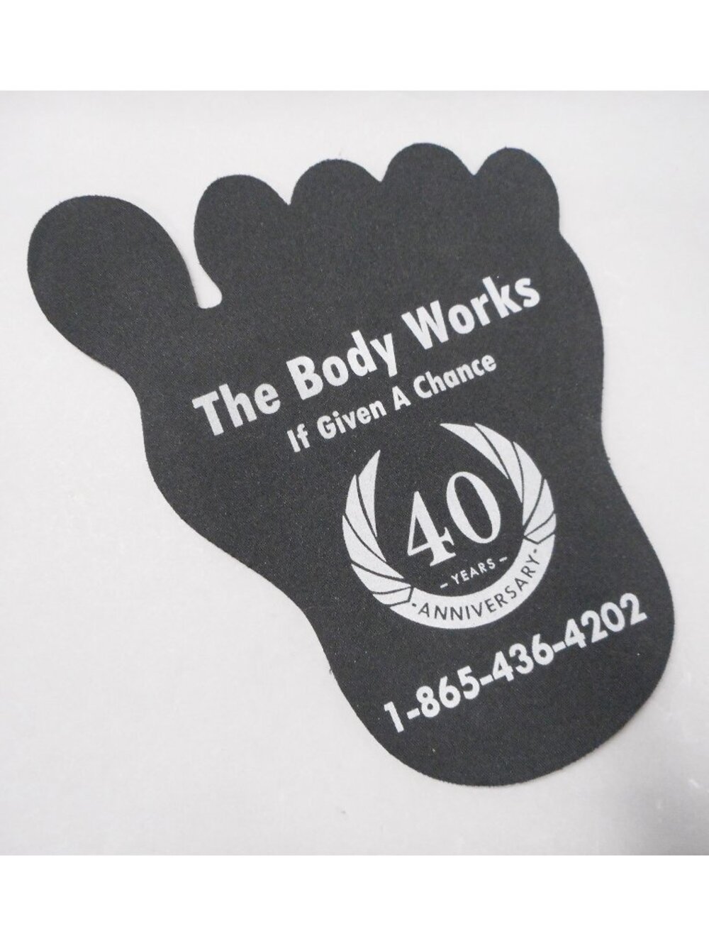 Mouse Pad Foot Shaped - Black - NWOT -  Promotional